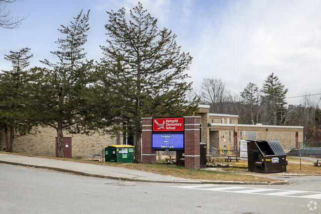 Reingold Elementary in Cleghorn has a conveniently located crosswalk by the schools entrance.