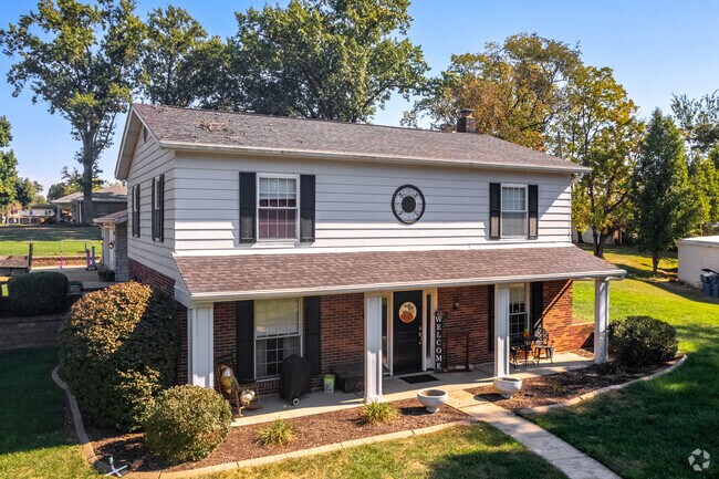 Colonial revival style homes are scattered throughout Concord.