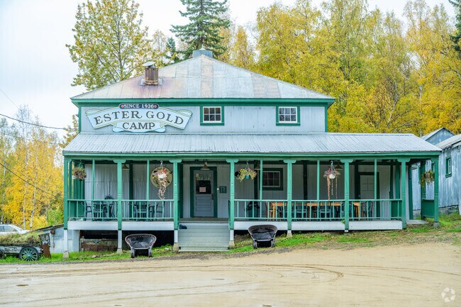 The Ester Gold Camp is the site for the Ester Community Association for various events.