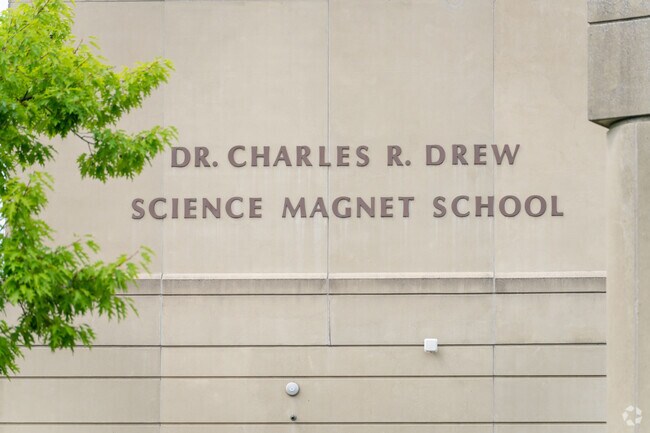 The current building of Dr. Charles Drew, Science Magnet was opened in 1990.