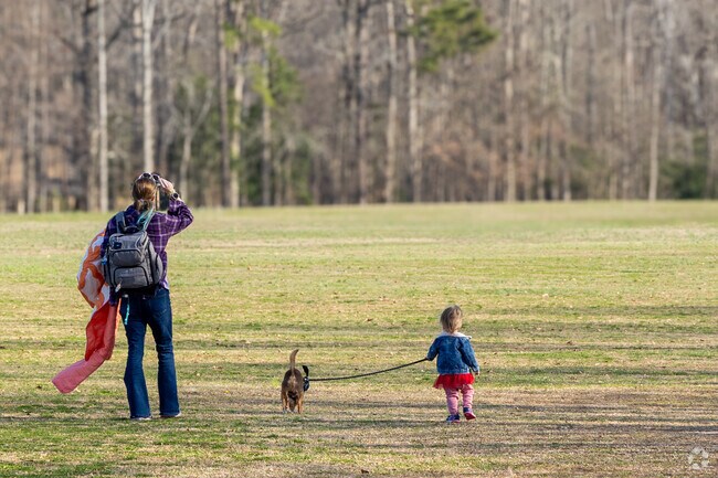 Lake Benson Park offers picnic space just five miles from South Raleigh.