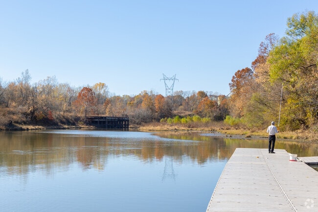 Escape the city and go fishing at Rogers Point fishing dock.