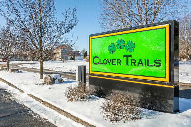 Clover Trails is a newer residential neighborhood on Goshen's west side.