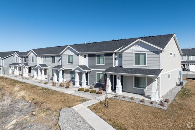 Stansbury Park offers a mix of townhomes and single family homes.