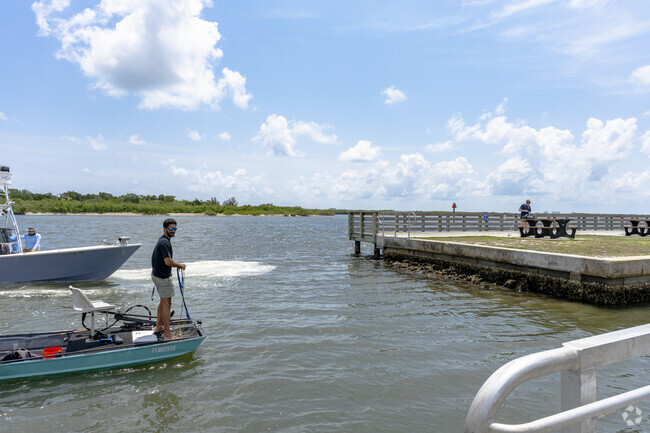 Fishing is a popular pastime for residents and visitors of Edgewater Landing.