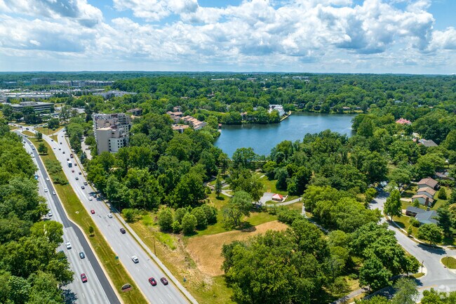 Wilde Lake is very close to the main road going to Town Center.