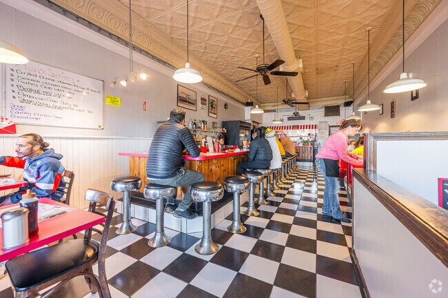 City Center has no shortage of locations where you can climb up and enjoy a cup of coffee.