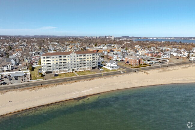 New, waterfront, apartments and condos are popping up along the West Haven Center coastline.