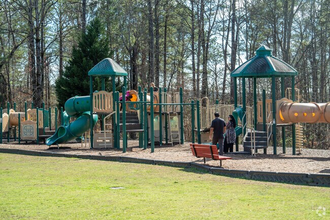 Have fun on the playground at Cahaba Lily Park in Helena.