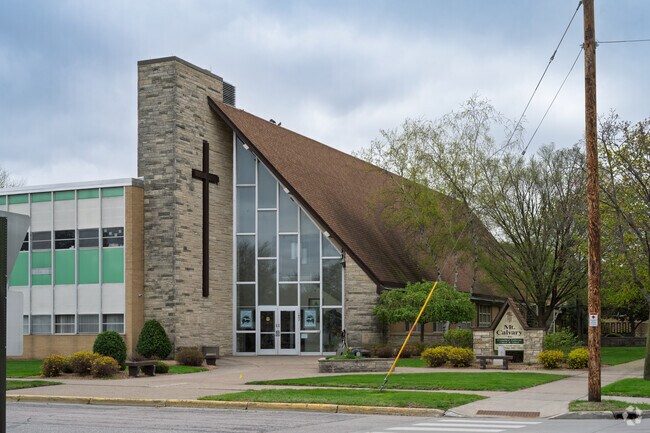 Mt. Calvary-Grace Lutheran School is attached to the church.