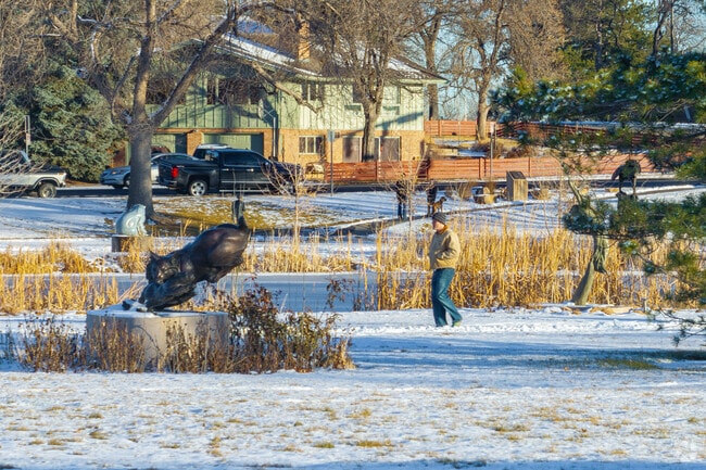 One of the biggest cultural attractions in Loveland is the Benson Sculpture Garden.