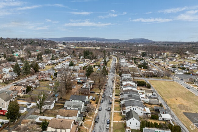 West Wyomissing is a working-class neighborhood made up of many single and duplex homes.
