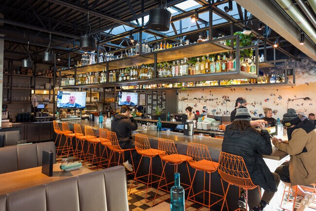 Nearby Lowry has lots of great date night options in the Hangar District - like North Country.