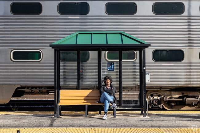 The Waukegan Metra station quickly connects Lyon Acres to downtown Chicago.