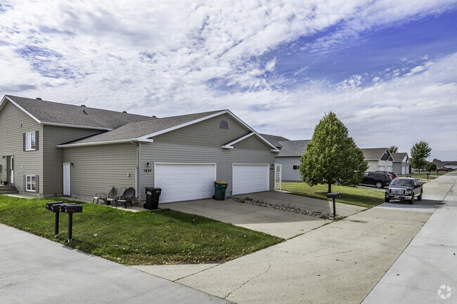 You will find rows of duplex homes in Arbor Glen.