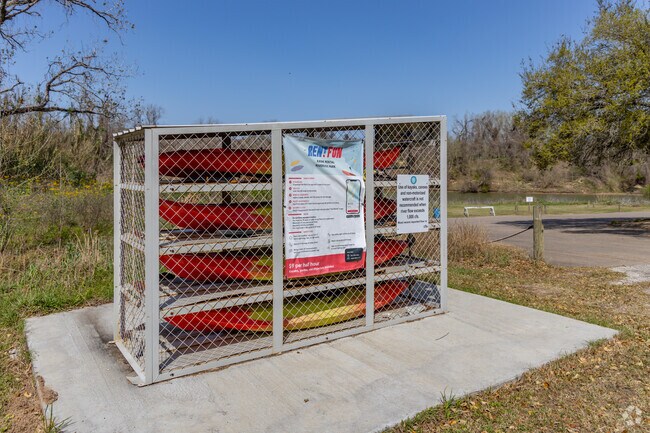 Bay City kayakers get together for the Texas Paddlers' Rally at Riverside Park to traverse the Colorado River.