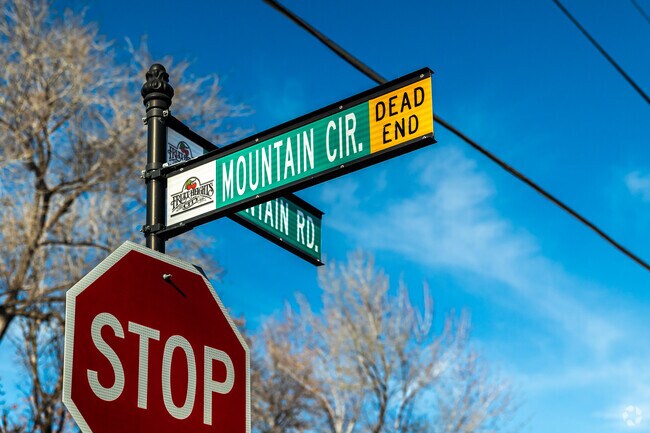 This street sign in Fruit Heights shows off the city's logo.