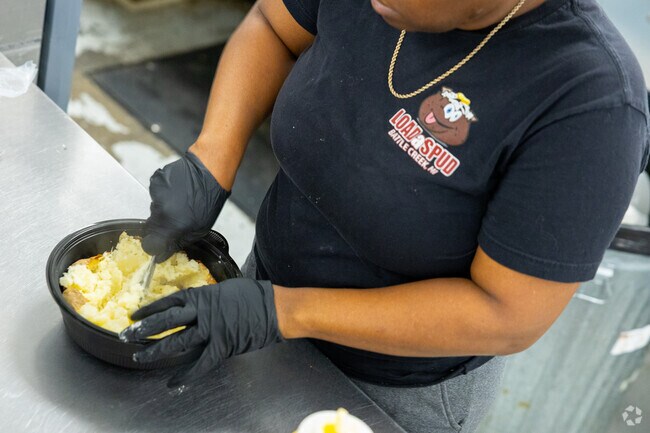 Residents can customize baked potato 