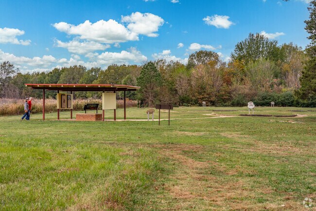 Chickasaw Village Site near Park Hill is one of many historical sites along Natchez Trace Pkwy.