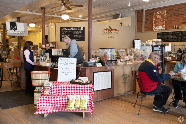 Mohawk Harvest is a great mercantile type shop that has many things to enjoy from the Gloversville community from local goods, a gallery, live music and more.