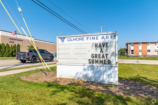 Gilmore Fine Arts School is located at 2330 Northwestern Ave. in Racine, WI.