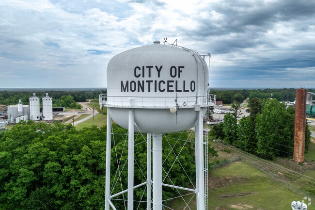 The city of Monticello was established in 1849.