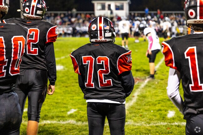 Friday night lights at Manchester High School in New Franklin.