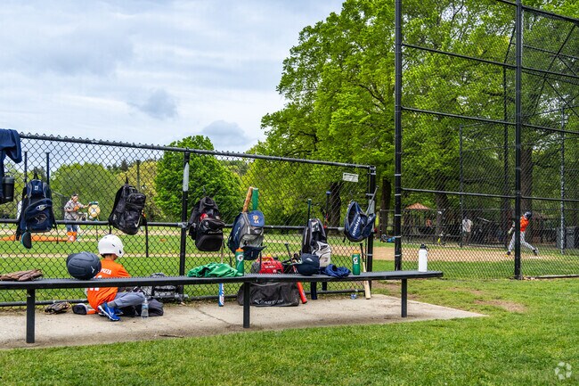 Little League teams can practice on the fields of Larz Anderson Park in South Brookline.