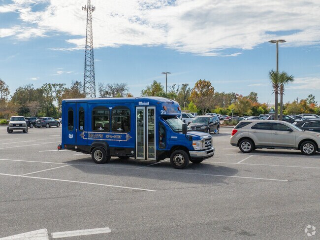 Residents can schedule shuttle rides via the Baldwin Transit mobile app.