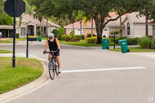 Residents in Carlton Lakes like to get out and ride bikes throughout the neighborhood.