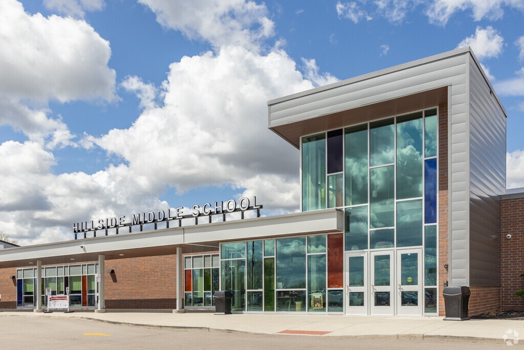 Hillside Middle School in Novi.