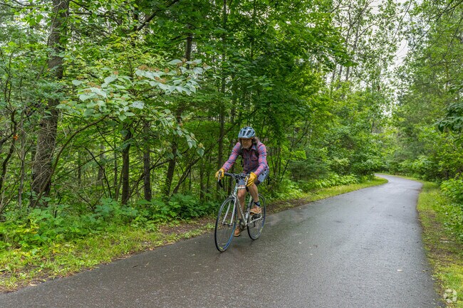 Enjoy a bike ride on the trails in Congdon Park.