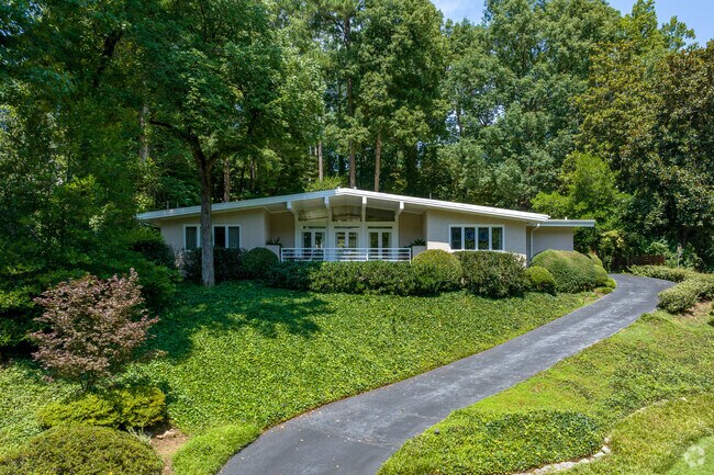 You may find midcentury-modern homes peppered through the community of West Paces.