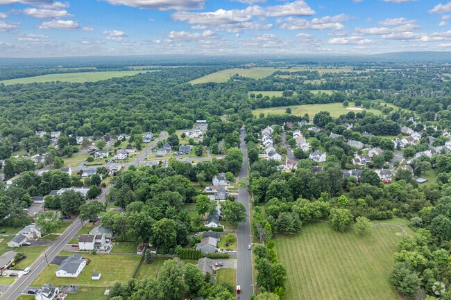 The Bradley Gardens neighborhood mixes parks, farmland, and residential areas.