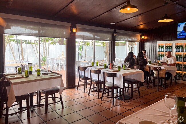 Graziano`s offering indoor and outdoor seating also.