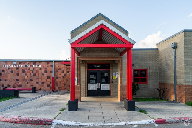 Kids enter here for a great education at L.B. Johnson Elementary School.
