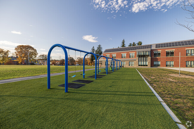 Hildreth Elementary in Harvard, has a new playground for students to enjoy during social time.