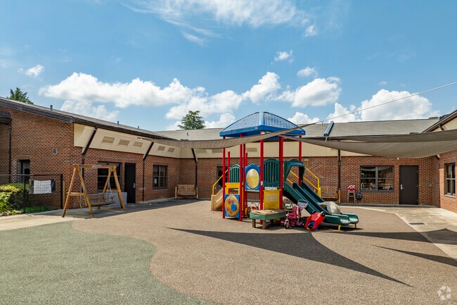 Students have access to a variety of outdoor activities at Liberty Middle School.