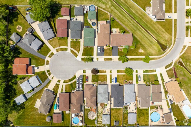 In Merrionette Park East, newer cul-de-sac neighborhoods can be found with modern home builds.