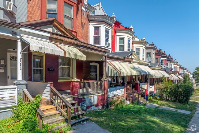 Row-homes built in the 1950s and 60s cost around $75,000 in Highland Park.