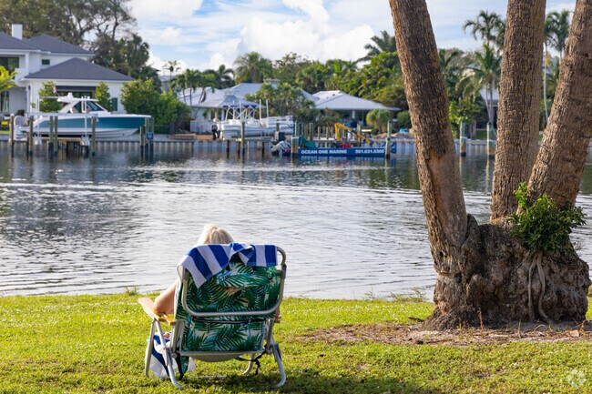 Juno park is a recreation area on the intracoastal waterway.
