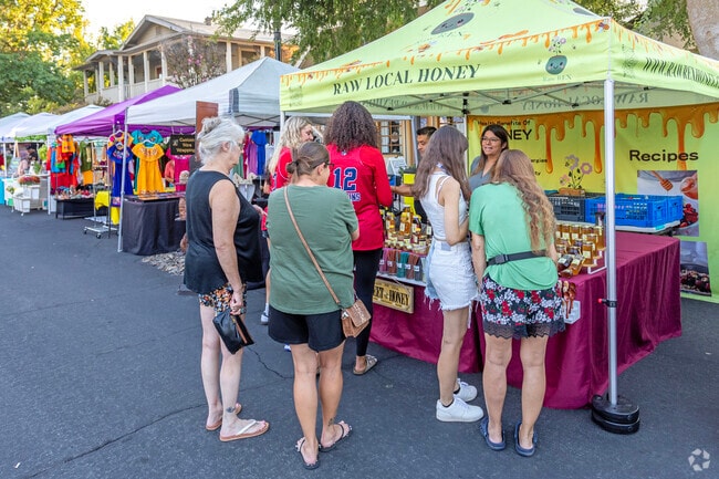 Local honey can always be found at the Old Town Clovis Farmer's Market in Clovis.