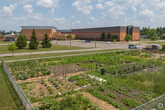 Eastern Lansing High School offers its students an opportunity to learn about gardening.