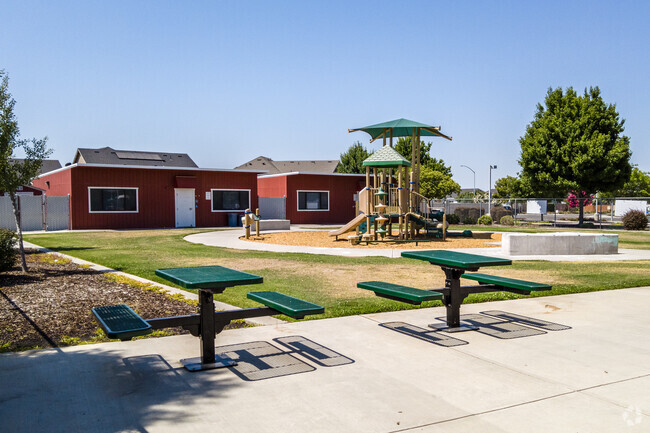 The Kindergarten area at Oraze Elementary School in Fresno.