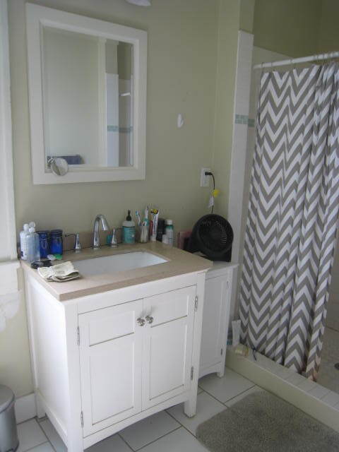 Bathroom with walk in shower
