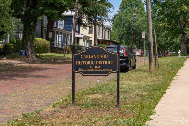 The Garland Hill historic district features beautiful homes built as far back as the late 1700s.
