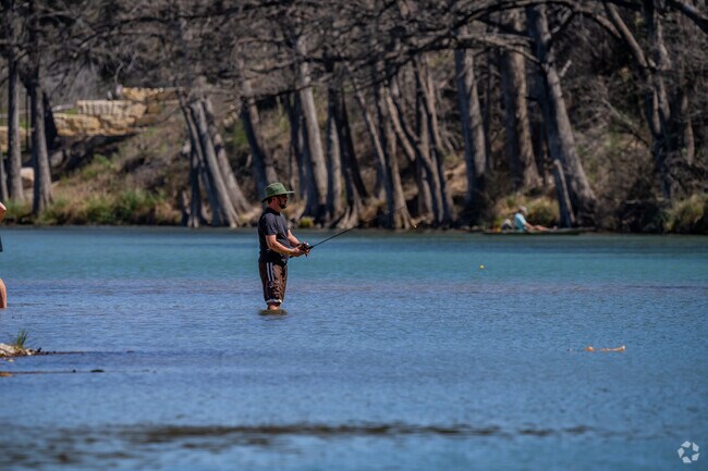 Bring out your inner angler on the Frio River in Garner State Park.