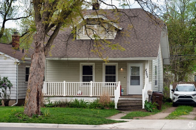 A common style of home in Clifford Park is bungalows, offering a large covered porch.