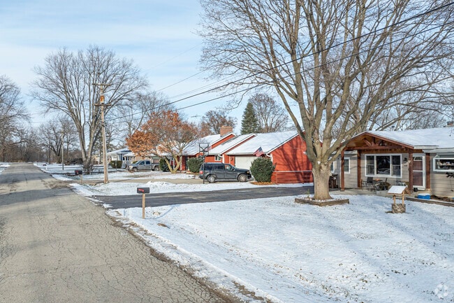 Quiet streets and smaller single family houses are part of Richmond, Illinois.
