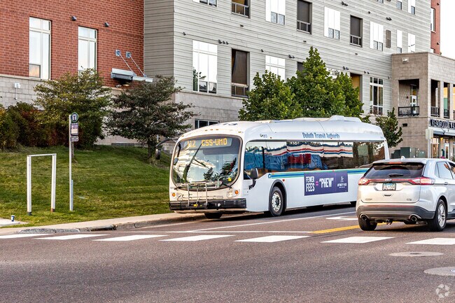 The Duluth Transit Authority offers frequent bus service for Kenwood residents.